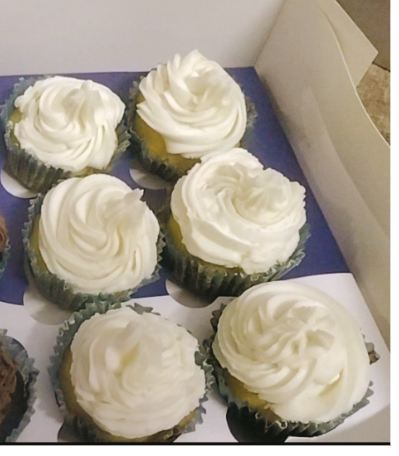 Ganache and Sprinkle Cupcakes